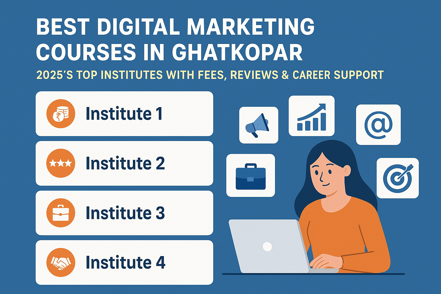 Best Digital Marketing Courses in Ghatkopar: 2025’s Top Institutes with Fees, Reviews & Career Support
