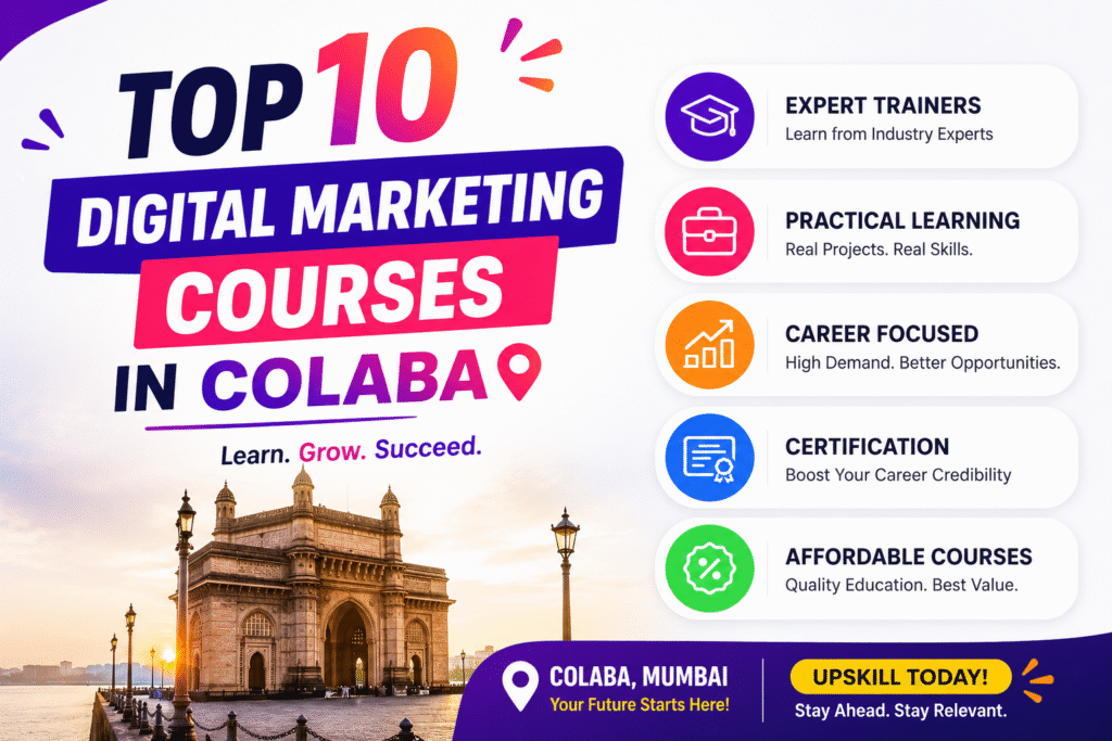 top 10 digital marketing courses in colaba